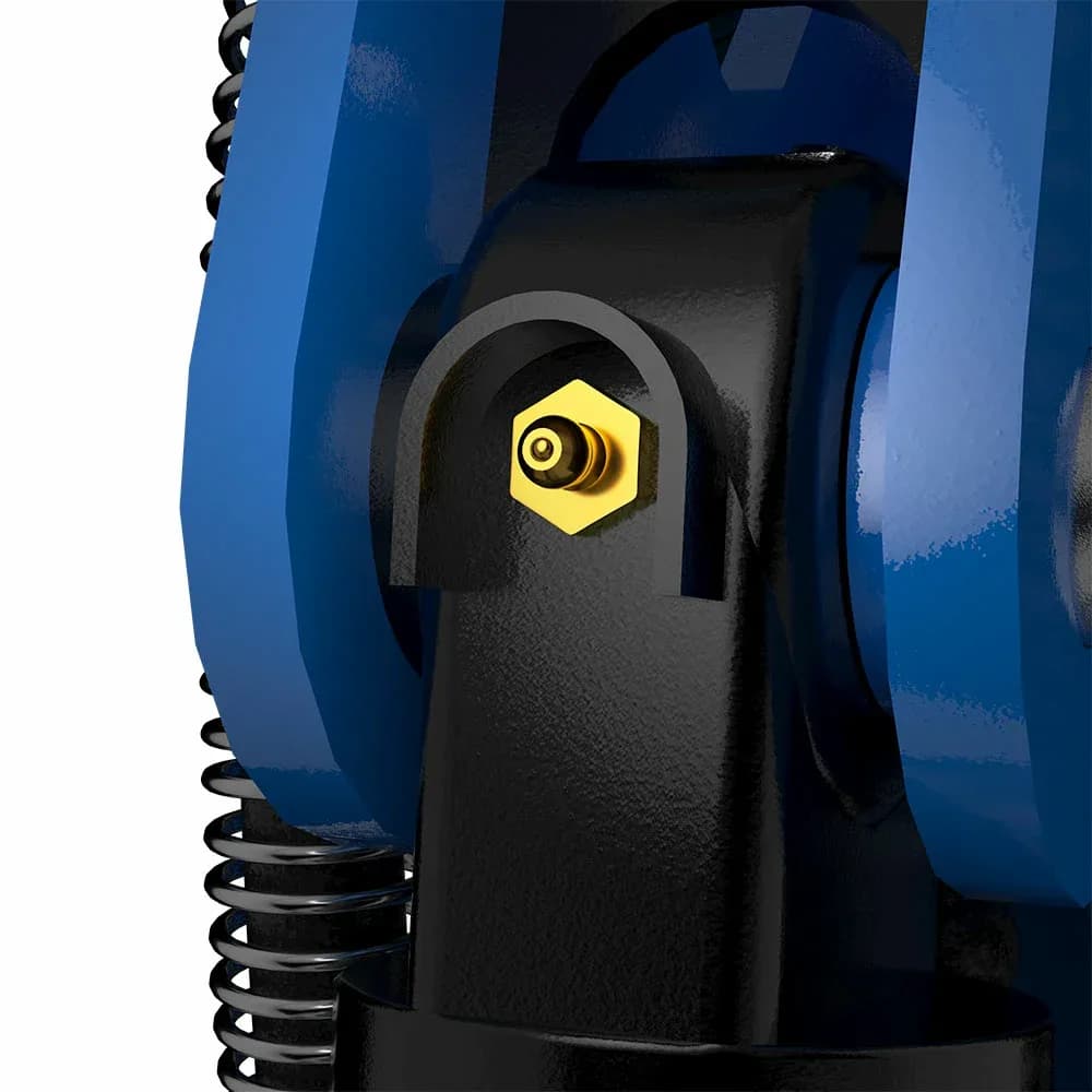 Schmiernippel am Ausleger